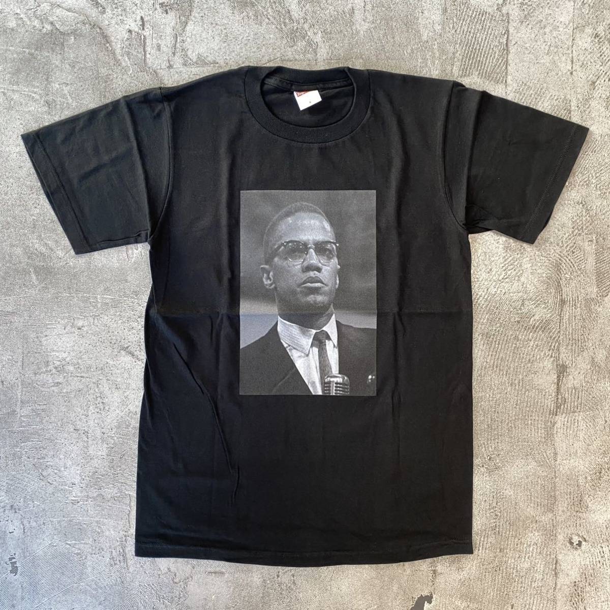 22ss 新品 Supreme Malcolm X Tee シュプリーム マルコム エックス Tシャツ フォト ROY DeCARAVA SMALL BOX Black ブラック 黒 size S (71