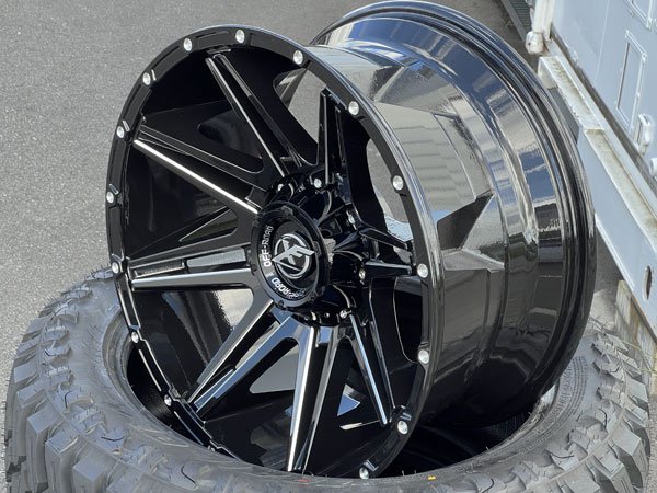 新品 20x10J ハイラックス サーフ プラド タコマ XF OFFROAD XF220 20インチホイールのみ4本セット -12 135/139.7-6H 135-6穴 139.7-6穴_画像8