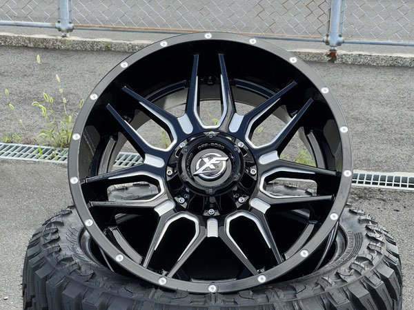 新品 20インチ ホイールのみ4本セット 20x10J ハマーH3 タホ サバーバン アバランチ XF OFFROAD XF222 -12 pcd135 6穴 pcd139.7 6穴_画像8