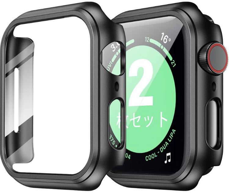 【2枚セット】Apple Watchケース アップルウォッチ保護カバー 40mm コンパチブル アップルウォッチ6/5/4/SE