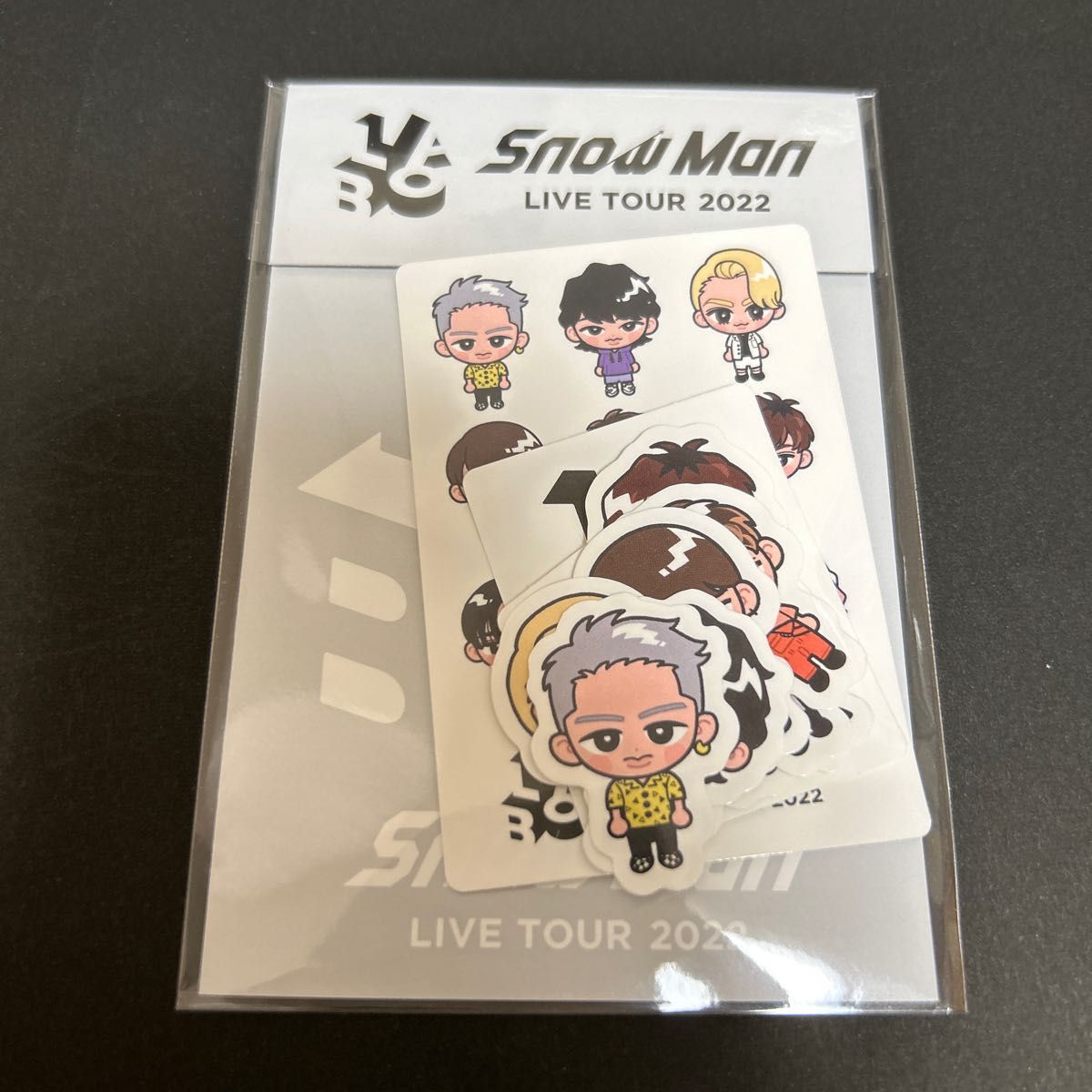 SnowMan ステッカー すのチル 岩本照 深澤辰哉 目黒蓮 ラウール 向井