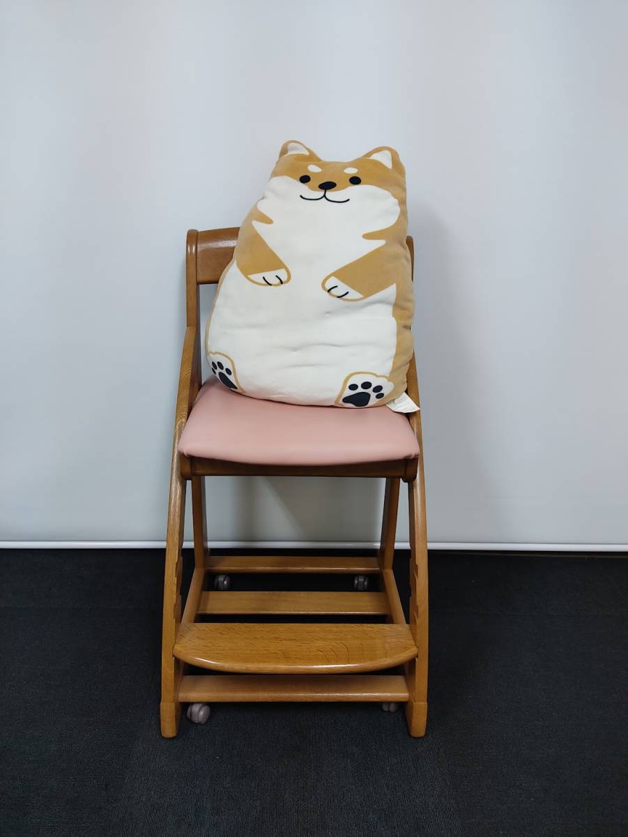 karimoku (カリモク) 学習椅子 ブラウン×ピンク