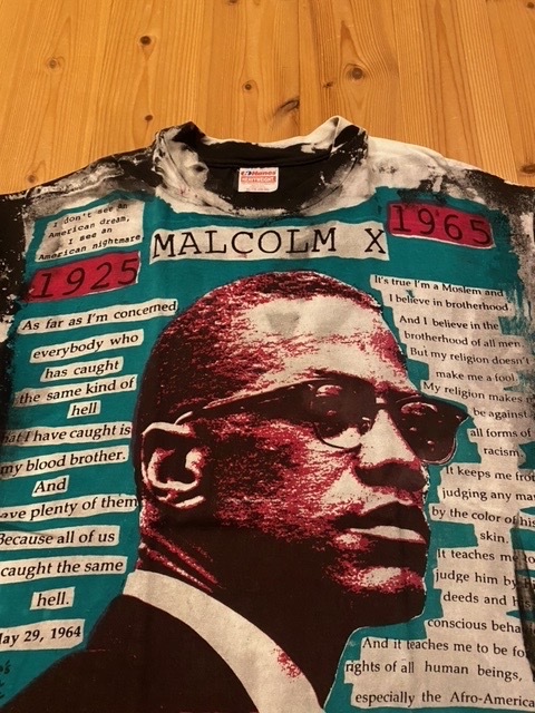 90's Hanes/ヘインズ MALCOLM X/マルコムエックス Vintage S/S Over Print T-Shirt Produced by Mosquitohead/モスキートヘッド/キング牧師_画像3