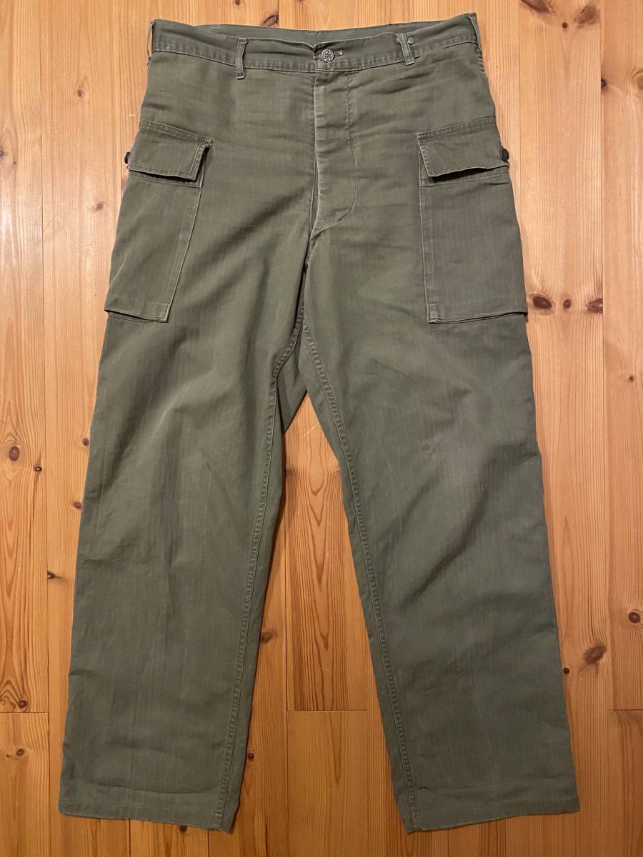 40's U S ARMY/アメリカ陸軍 Vintage M-43 Herring Bone Twill/HBT