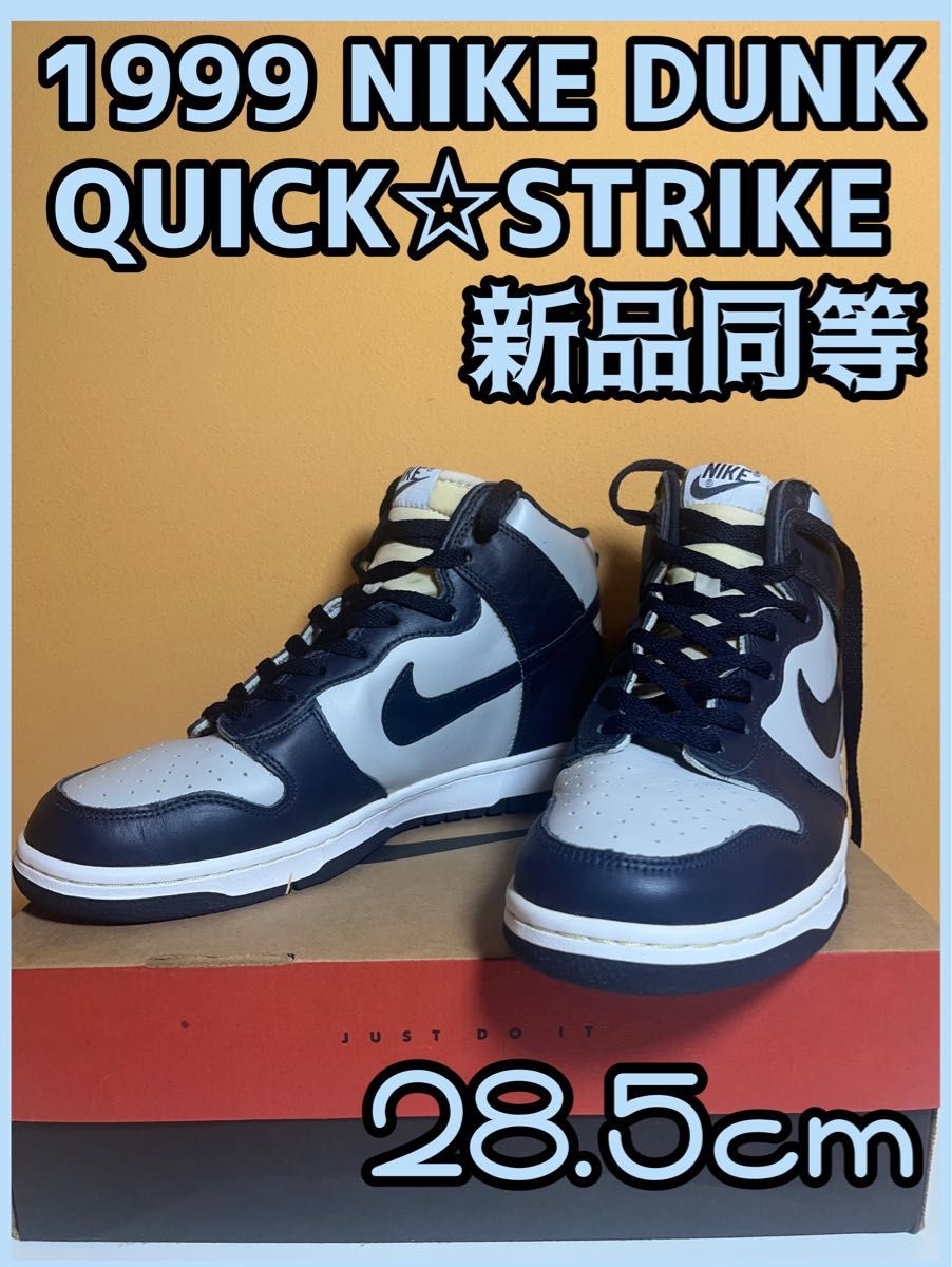 【超美品】1999 NIKE DUNK【美しさに自信あり】QUICK STRIKE ターミネーターカラー