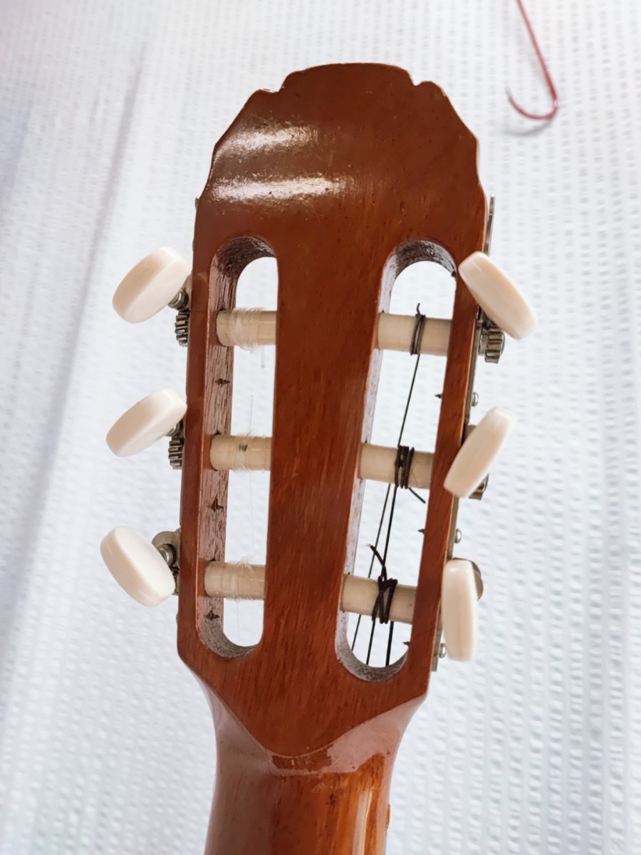 潮騒 クラシックギター しおさい 東海楽器製造 ギター guitar コレクション Tokai 当時物 アンティーク オールド 楽器 ガットギター(072710_画像7