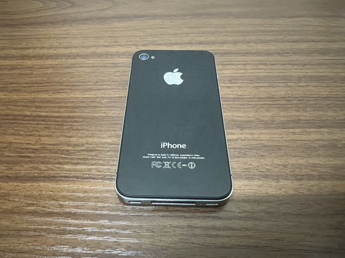 iPhone 4S 64gb ブラック 2台セット SoftBank ソフトバンク au black 黒 動作確認済 まとめ MD258J/A MD259J/A Apple アップル_画像3