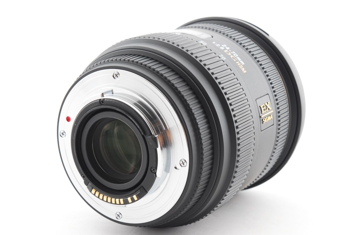 Sigma EX DG 24-70mm F/2.8 HSM SAマウント用 交換レンズ 元箱付き_画像5