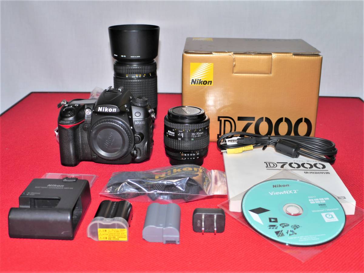 ヤフオク! - Nikonデジカメ D7000 元箱付き 極上中古美品 標...