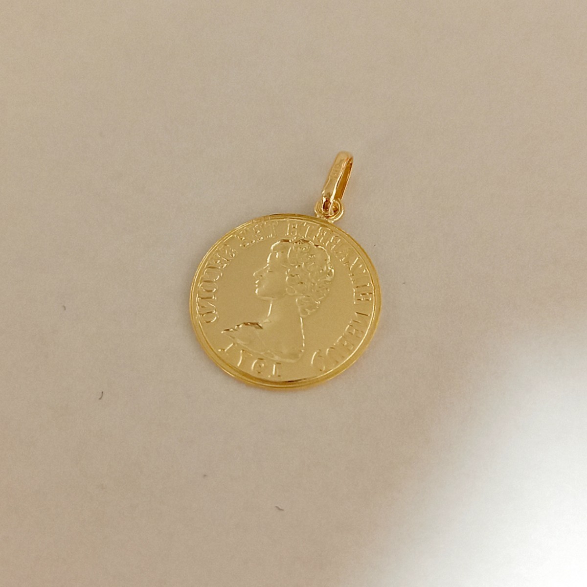  new goods *K18(18 gold ) coin design pendant top 13.