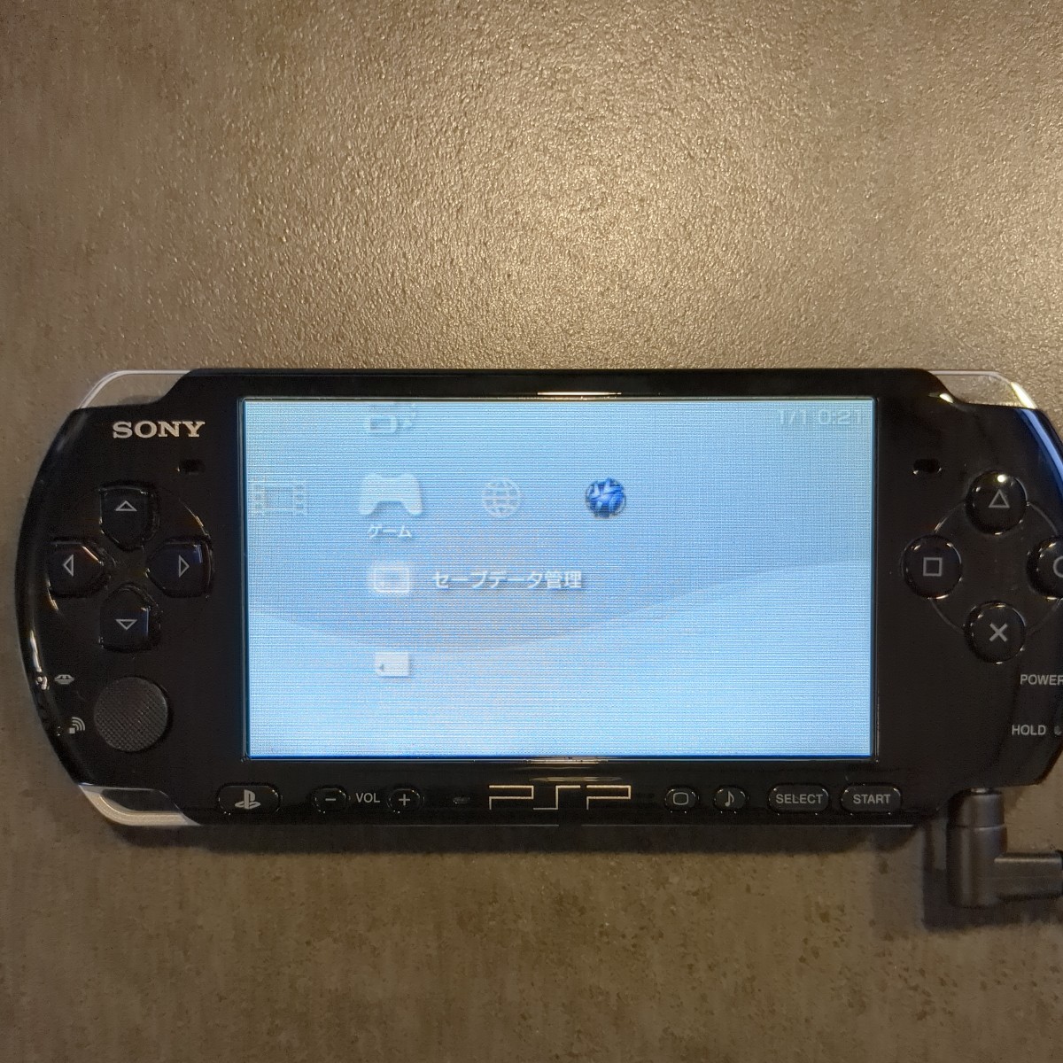 ☆完動品☆ PSP-3000 本体（ピアノ・ブラック）ソフト4本 専用ケース