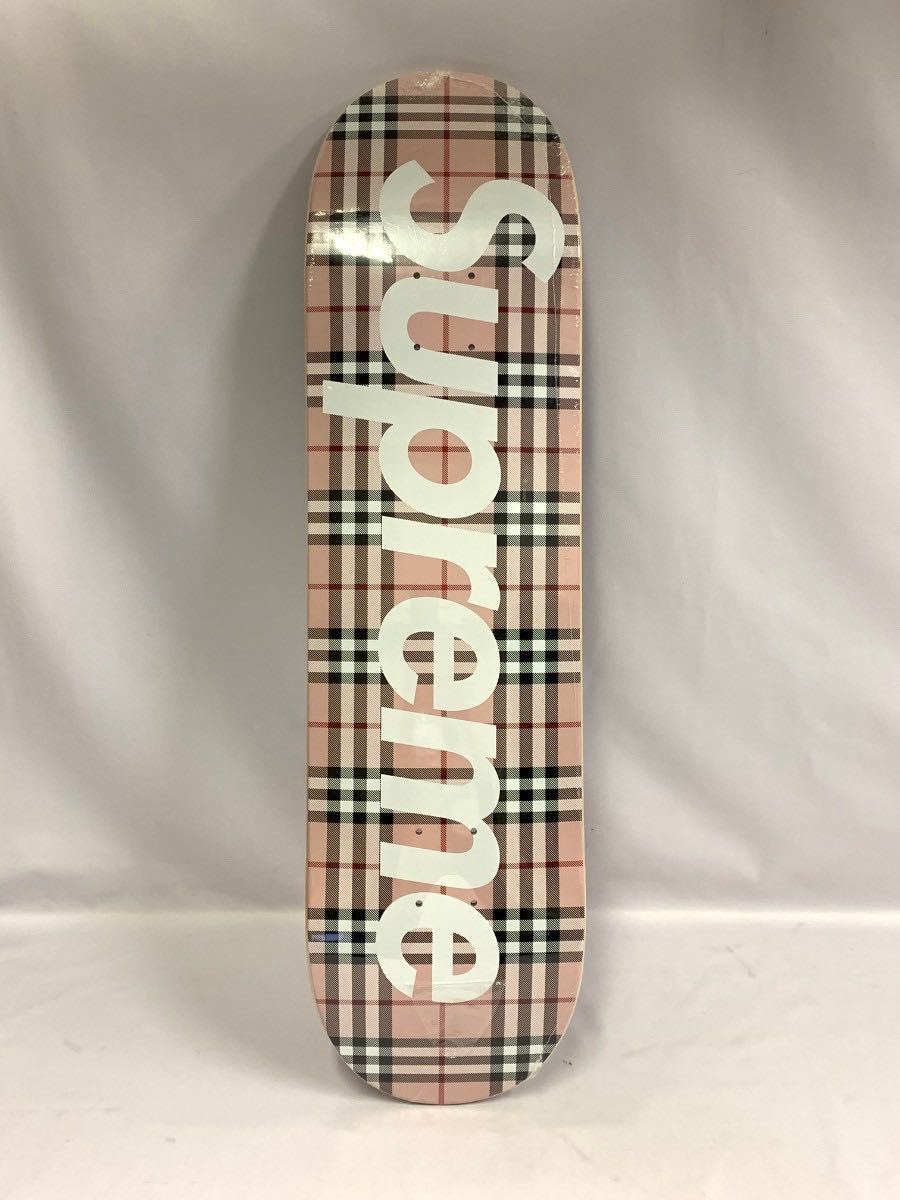 1スタ〜 新品未使用 Supreme Burberry Skateboard バーバリー デッキ