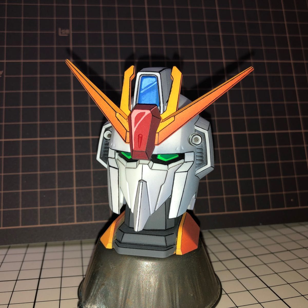 二次元風塗装　完成品　Zガンダム　ガンダムコンバージ　エクシードモデル イラスト風塗装　アニメ塗り　ガンダムヘッド　ガンプラ