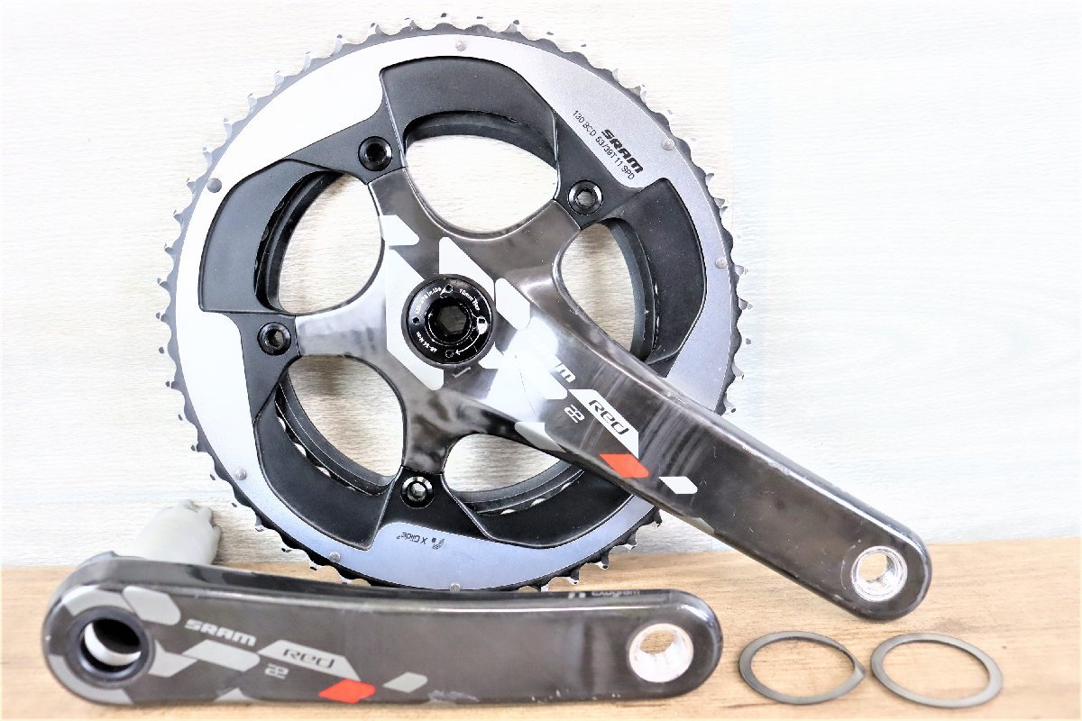 熱販売 軽量 SRAM 22 スラム レッド 11s 53/39 PCD/BCD130 175mm