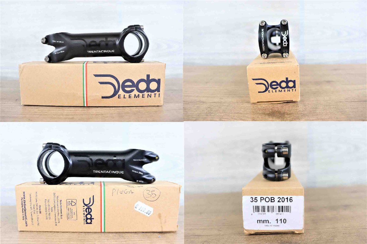 Deda TRENTACINQUE　デダ　トレンタチンクエ　セット　420mm(C-C)　Φ35　110ｍｍ　カーボンドロップハンドル　アルミステム　cicli17　40_画像9