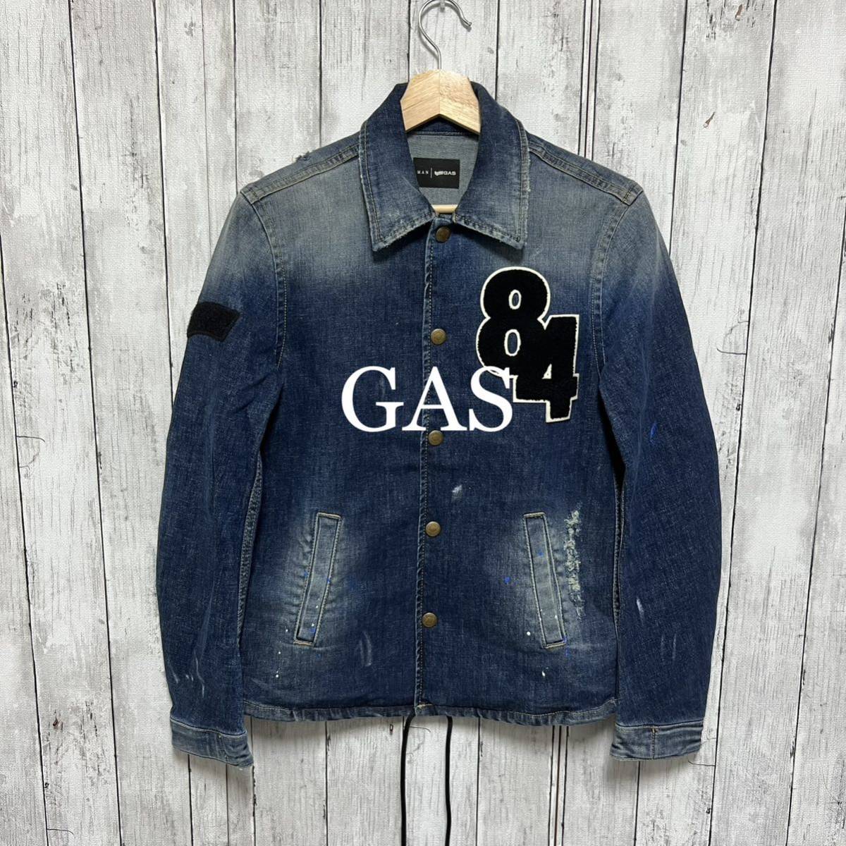 美品 GAS ストレッチデニムコーチジャケット Safari記載|Yahoo 美品 GAS ストレッチデニムコーチジャケット Safari記載|Yahoo