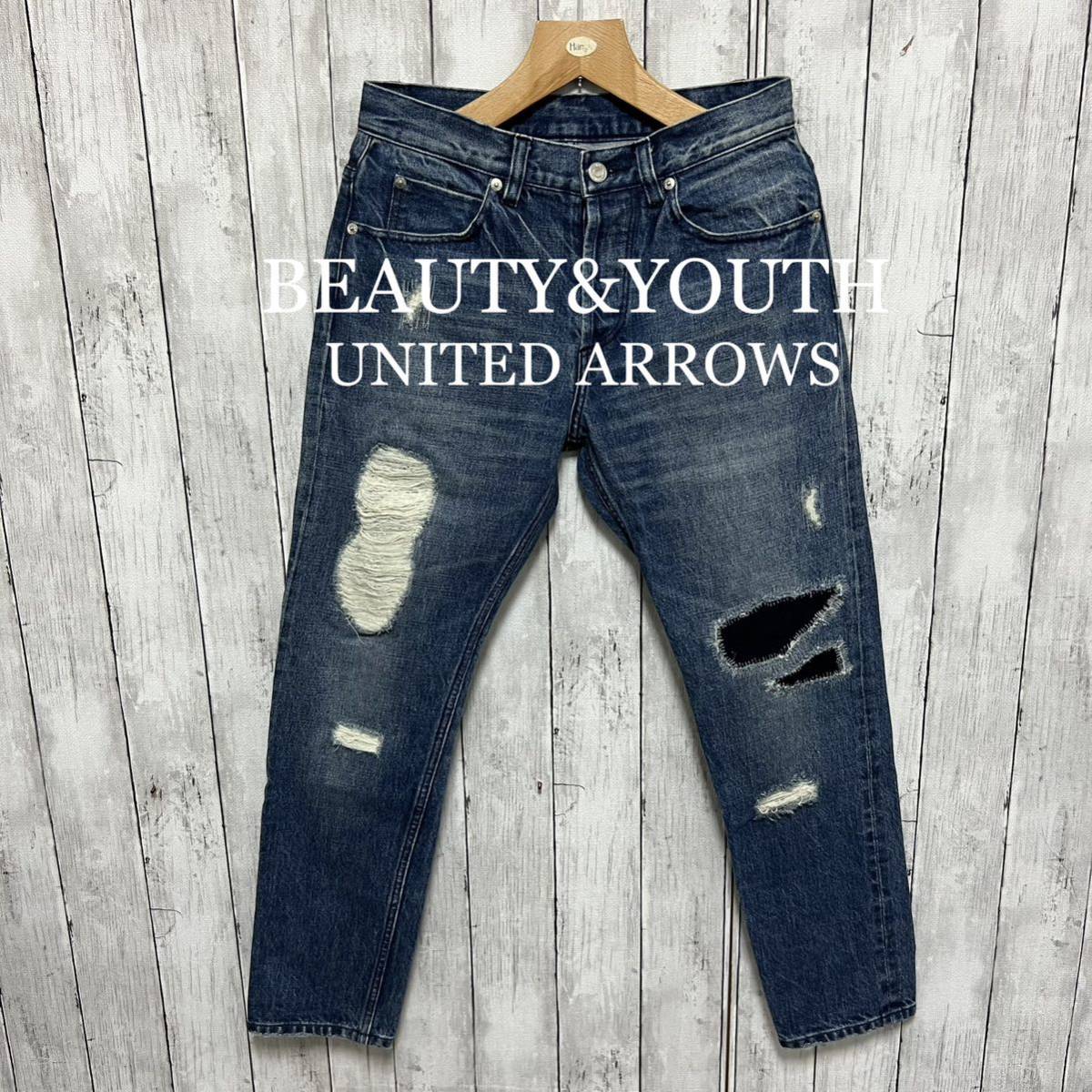 BEAUTY & YOUTH UNITED ARROWSダメージ加工デニム！