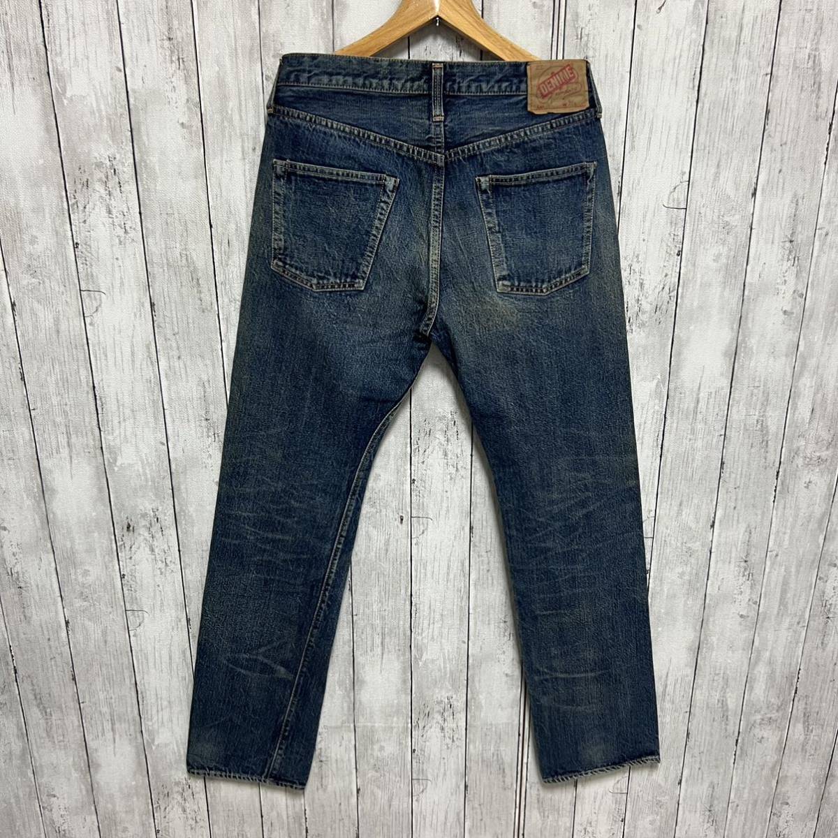 DENIME ユーズド加工セルビッチデニム 色落ち雰囲気|Yahoo DENIME ユーズド加工セルビッチデニム 色落ち雰囲気|Yahoo