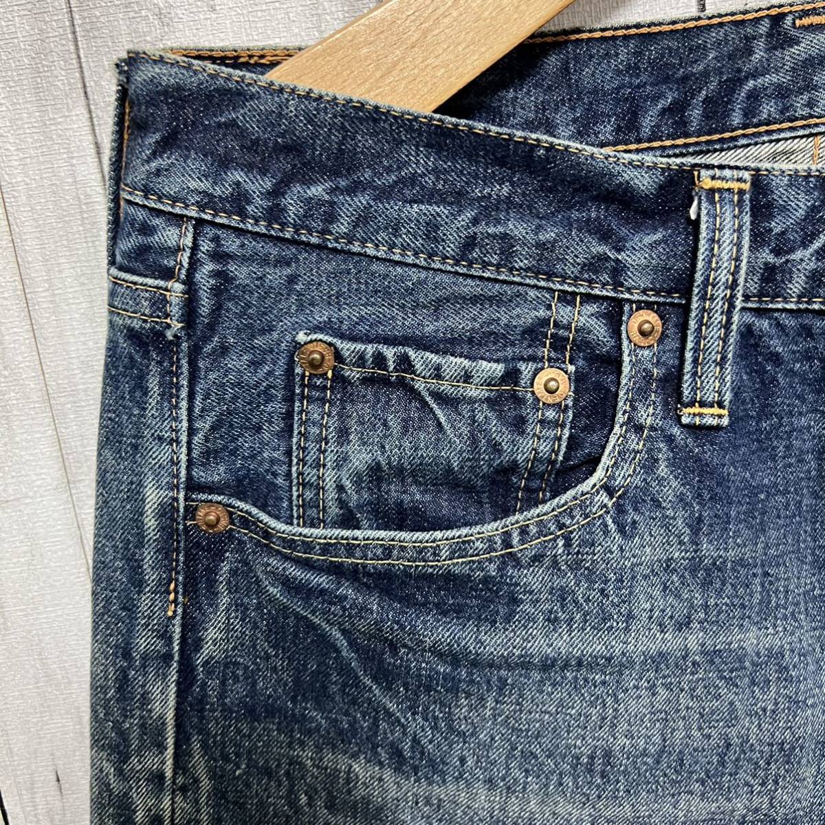 DENIME ユーズド加工セルビッチデニム 色落ち雰囲気|Yahoo DENIME ユーズド加工セルビッチデニム 色落ち雰囲気|Yahoo