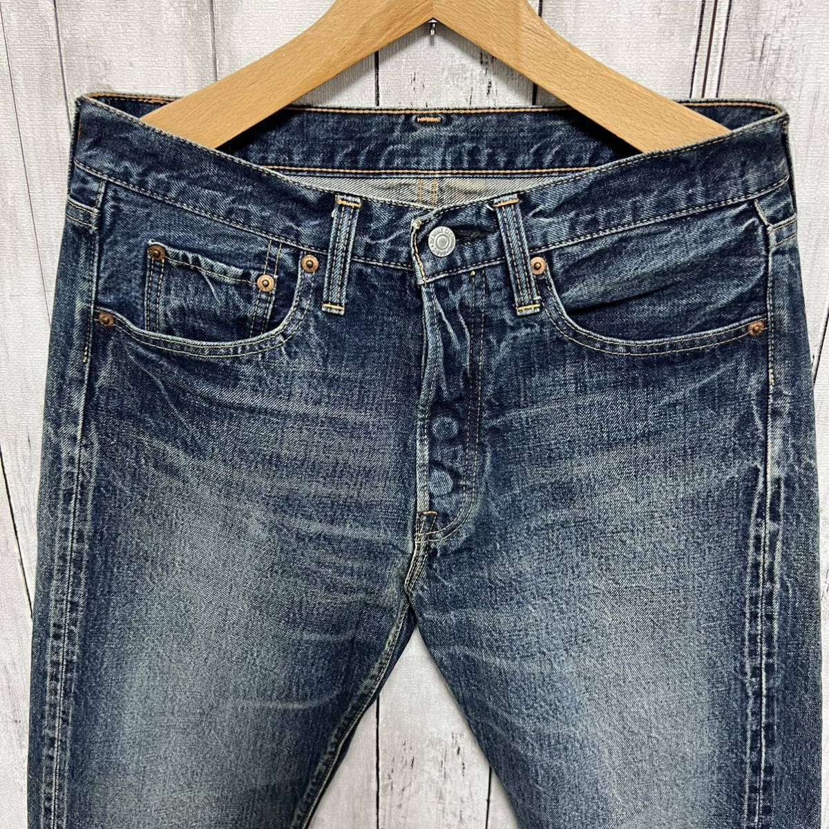 DENIME ユーズド加工セルビッチデニム 色落ち雰囲気|Yahoo DENIME ユーズド加工セルビッチデニム 色落ち雰囲気|Yahoo