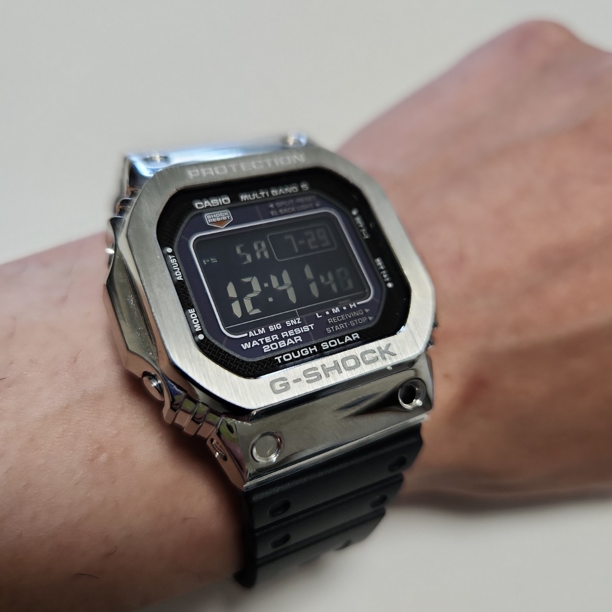 CASIO G-SHOCK GW-M5600BC 電波ソーラー メタルカスタム|Yahoo CASIO G-SHOCK GW-M5600BC 電波ソーラー メタルカスタム|Yahoo