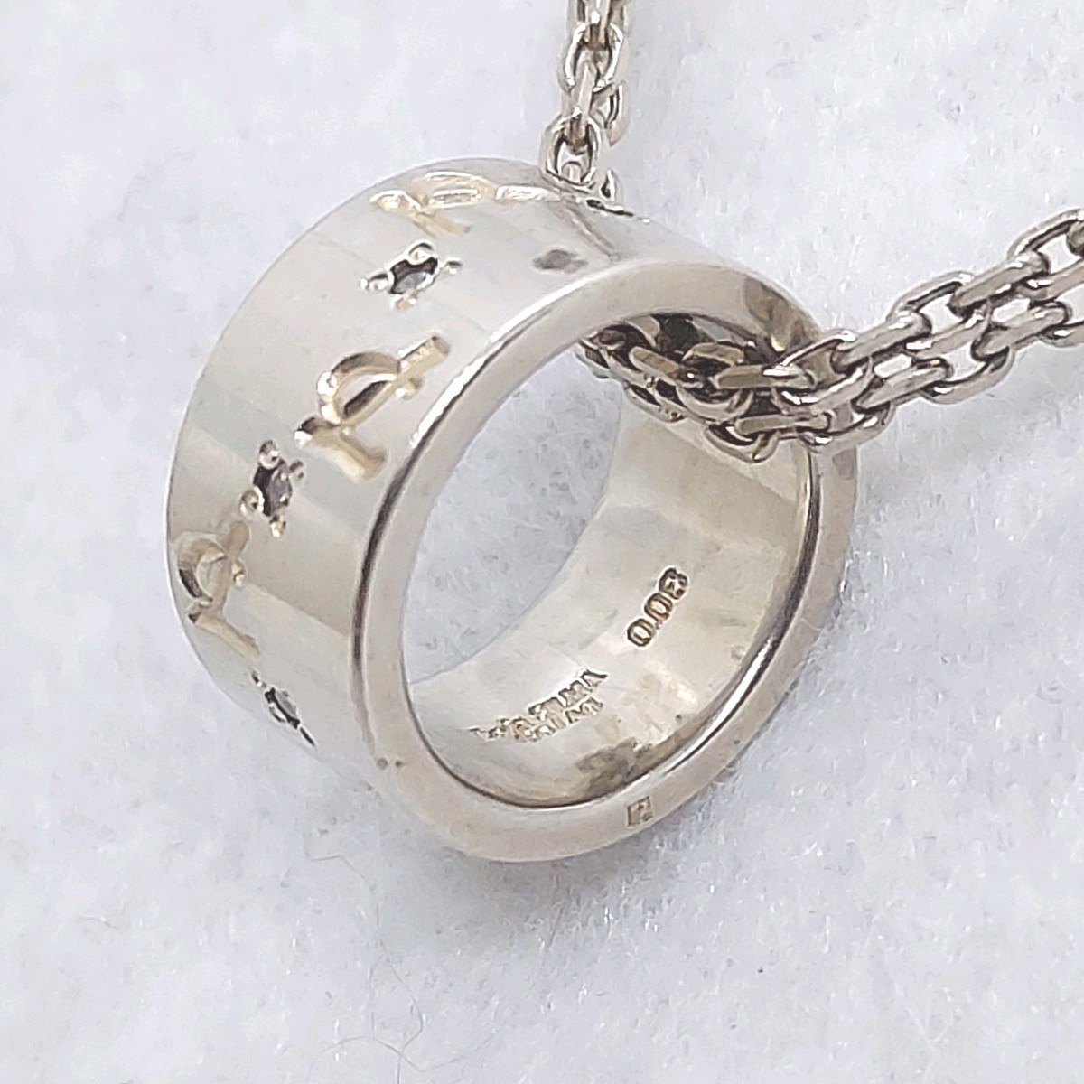 レダシルマ Leda SILMA シルバー ゲルマニウム ダイヤ0 08ct レダシルマ Leda SILMA シルバー ゲルマニウム ダイヤ0 08ct