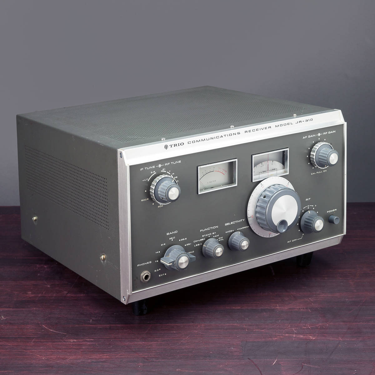 真空管受信機　TRIO JR-310 ＣＯＭＭNICATION RECEIVER 1970年製_画像2