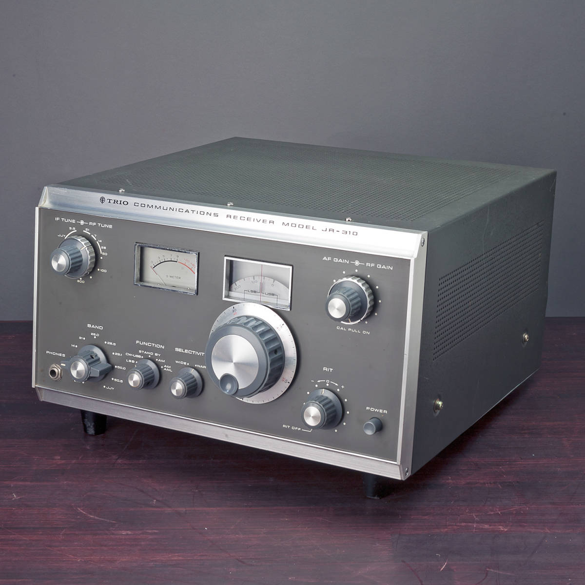 真空管受信機　TRIO JR-310 ＣＯＭＭNICATION RECEIVER 1970年製_画像3
