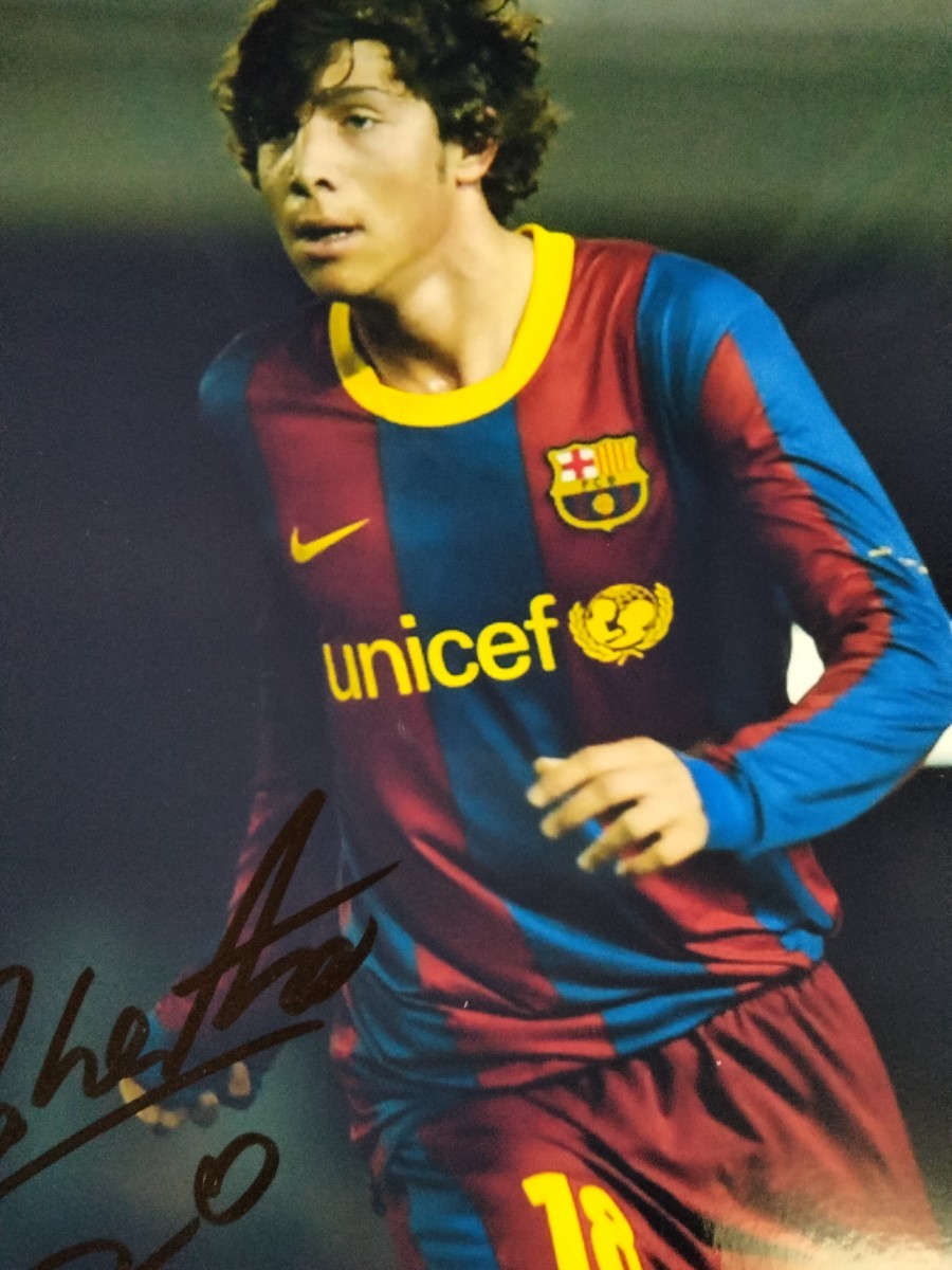 セルジ・ロベルト直筆サイン入り大型写真…Sergi Roberto…スペイン代表サッカー選手…11_画像2