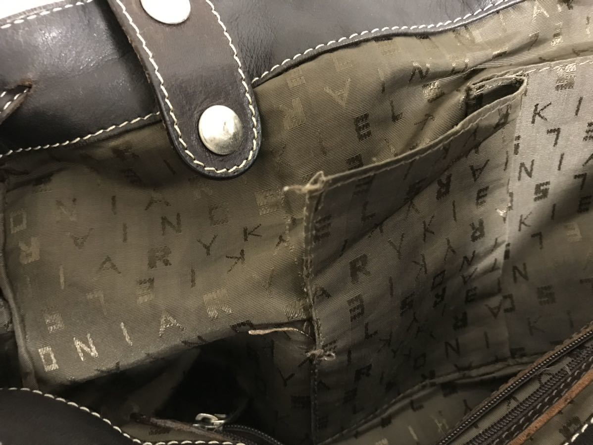 本物ソニアリキエルSONIA RYKIEL SR本革レザーハンドバッグ 本物ソニアリキエルSONIA RYKIEL SR本革レザーハンドバッグ