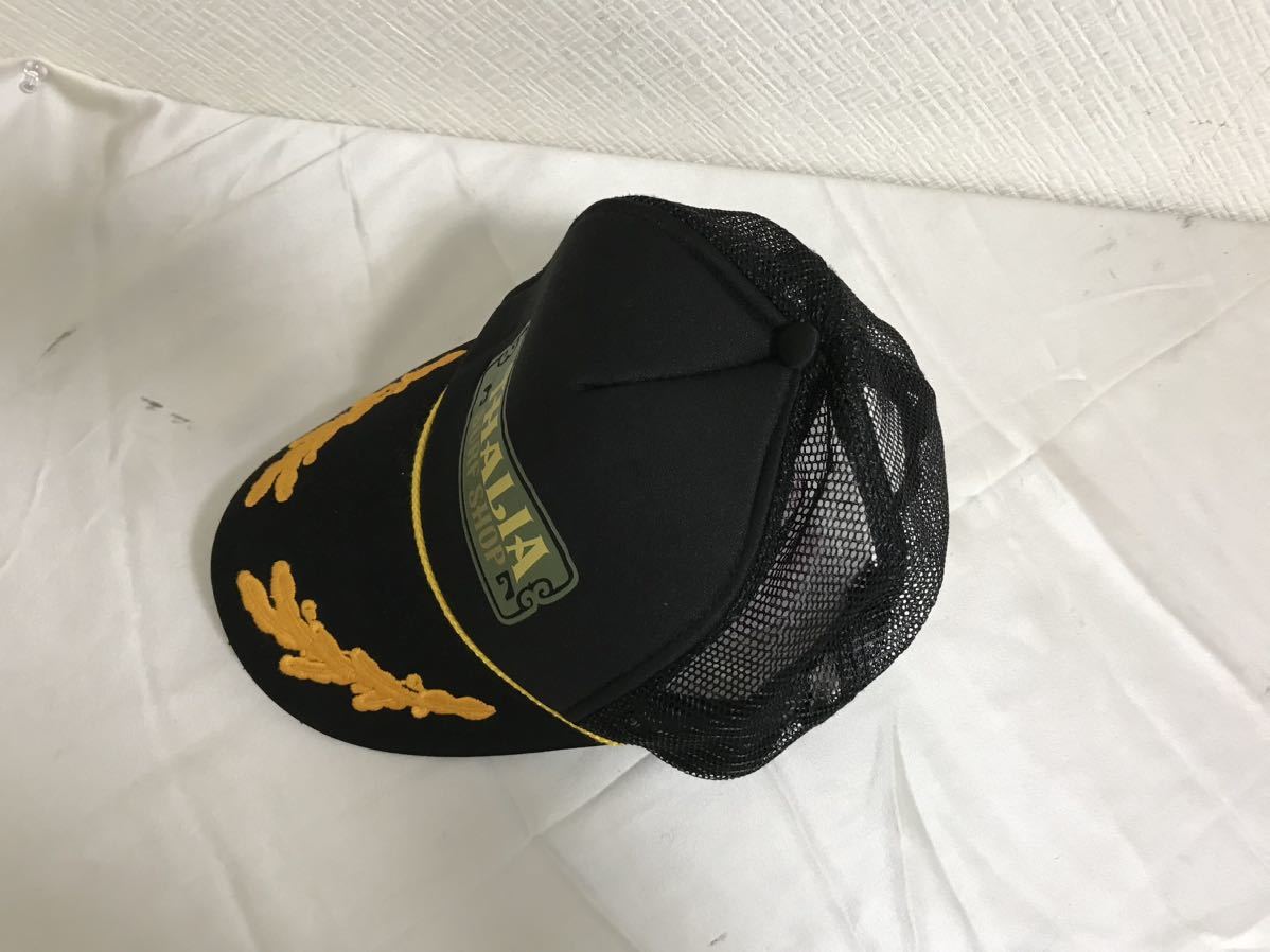 本物オットーOTTOコットンプリント刺繍帽子メッシュキャップレディースメンズサーフアメカジミリタリービジネススーツ黒ブラック