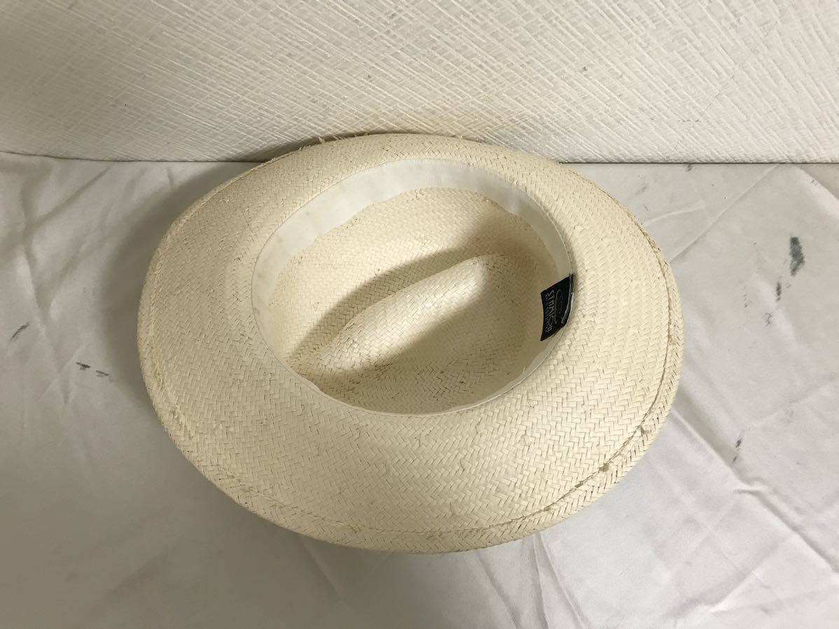  genuine article start mi on STAMION wheat .. paper hat hat Casquette lady's men's Surf American Casual military business suit white white 58cm