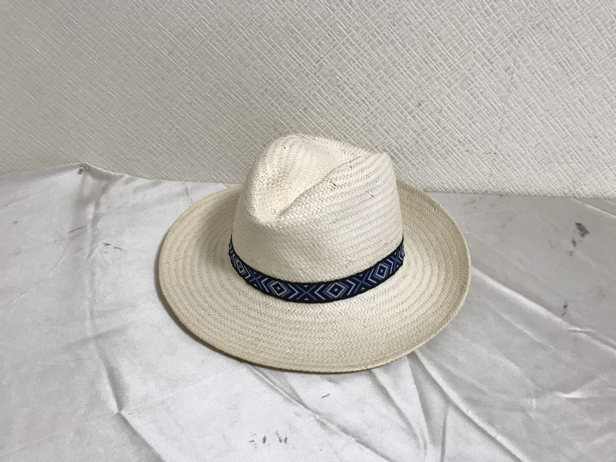  genuine article start mi on STAMION wheat .. paper hat hat Casquette lady's men's Surf American Casual military business suit white white 58cm