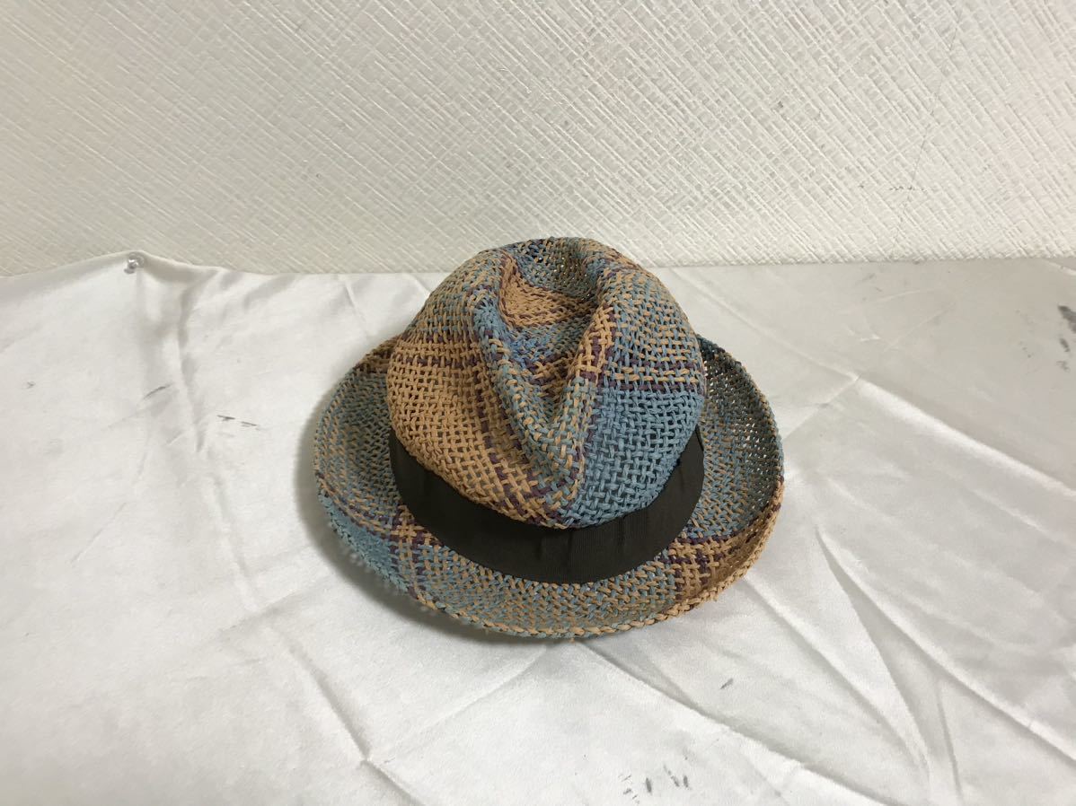  genuine article e ruby Zero s Lee LB-03 wheat .. paper hat hat Casquette lady's men's Surf American Casual military business blue pattern 57.5cm