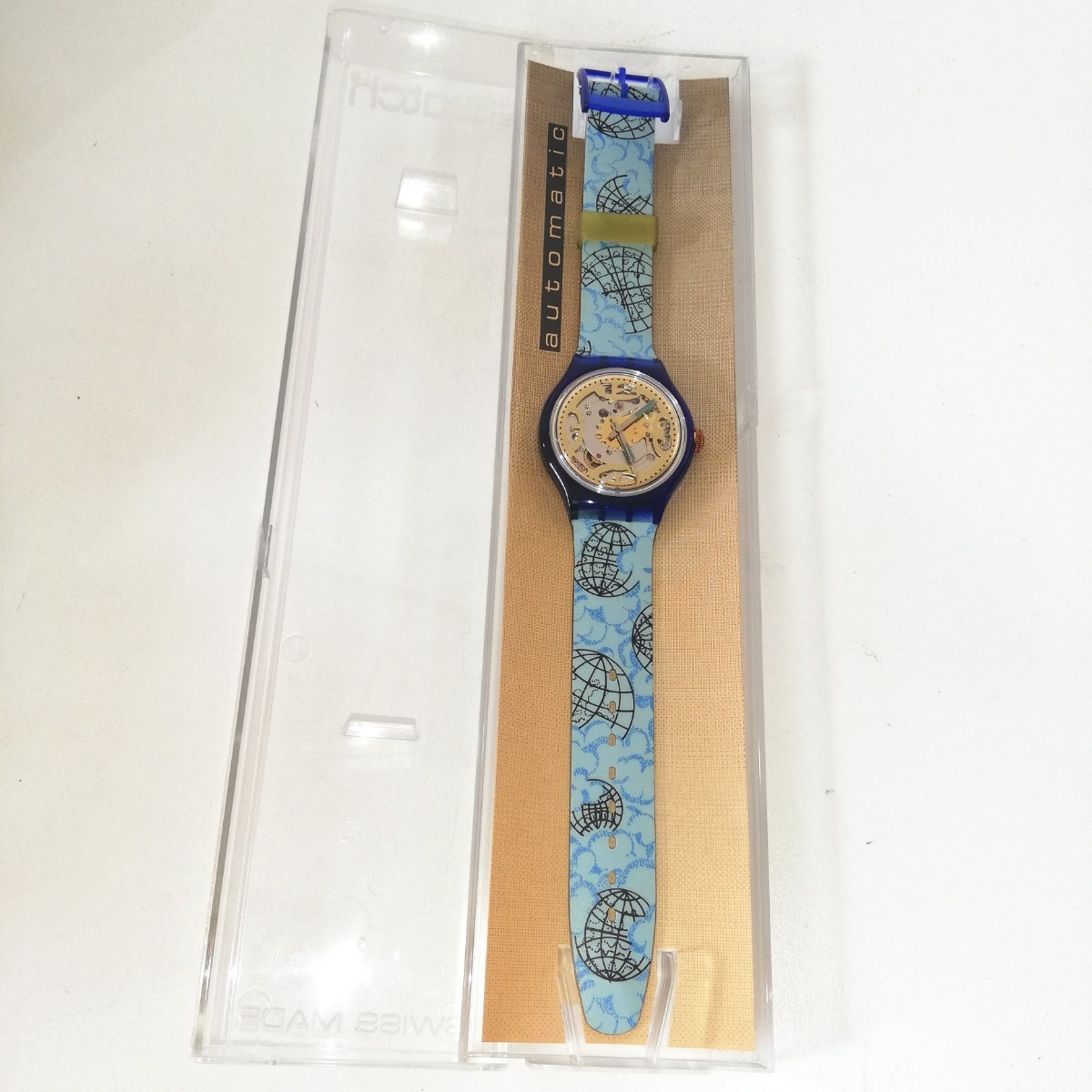 海外最新 vintage スウォッチ SWATCH 1993 機械式 ジャンク ケース付