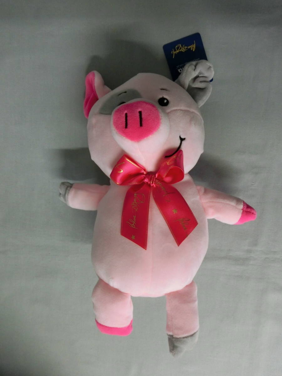 [ бумага с биркой ]Blue Magic Paloma розовый свинья мягкая игрушка сиденье высота : примерно 25cm Philippines seb остров за границей земля производство Pink Pig прекрасный товар 