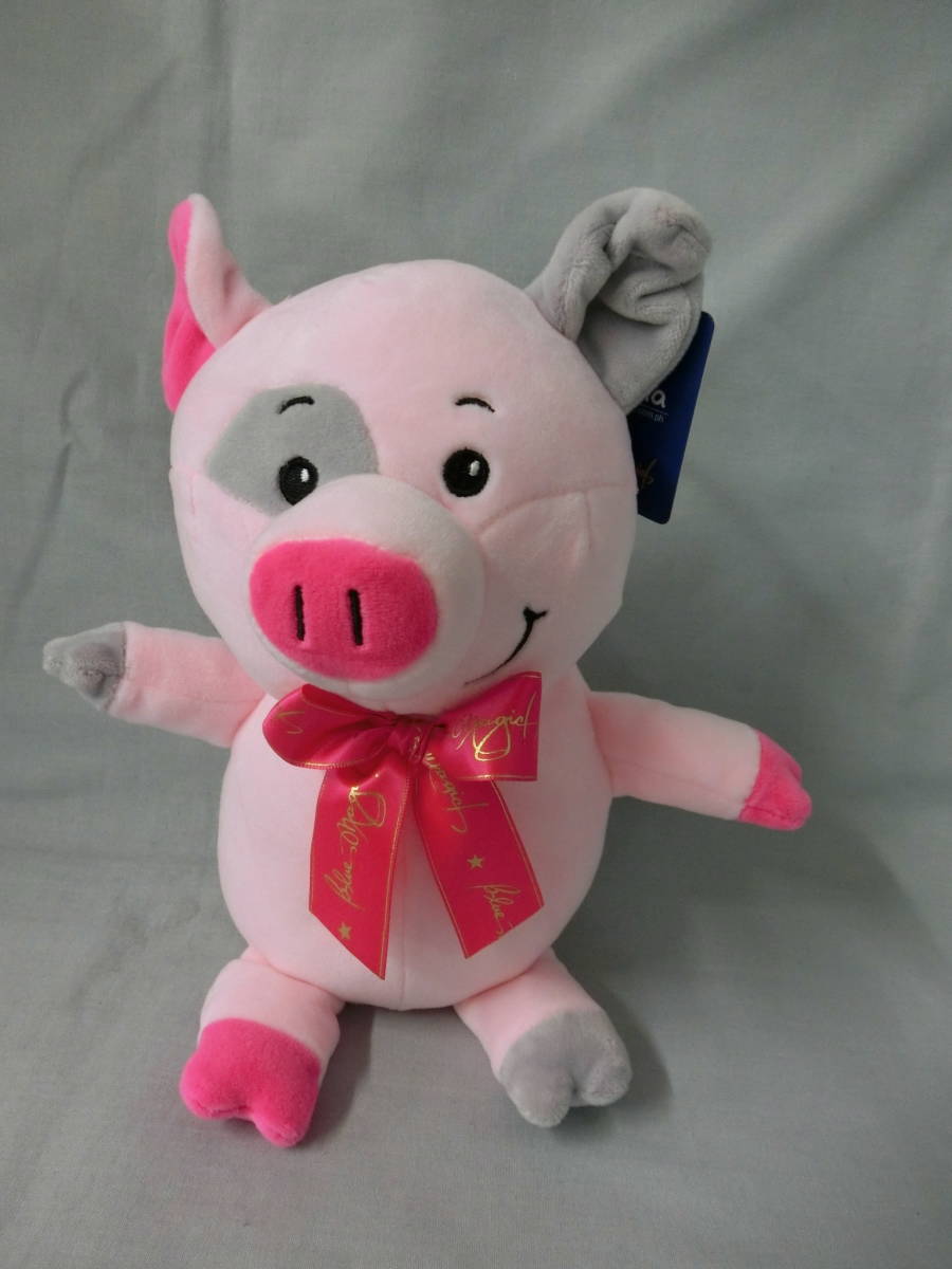 [ бумага с биркой ]Blue Magic Paloma розовый свинья мягкая игрушка сиденье высота : примерно 25cm Philippines seb остров за границей земля производство Pink Pig прекрасный товар 