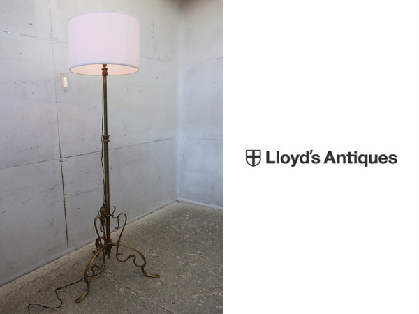 憧れ ■P932■美品■Lloyd's Antiques/ロイズ・アンティークス■イギリスアンティーク■フロアスタンドライト■真鍮製■ヴィンテージ/クラシック フロアスタンド 憧れ ■P932■美品■Lloyd's Antiques/ロイズ・アンティークス■イギリスアンティーク■フロアスタンドライト■真鍮製■ヴィンテージ/クラシック フロアスタンド