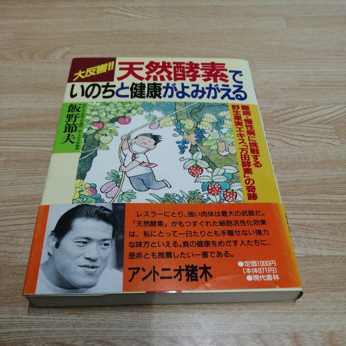 天然酵素で命と健康が蘇る アントニオ猪木 飯野節夫 万田酵素 酵素 送料185円他_画像1