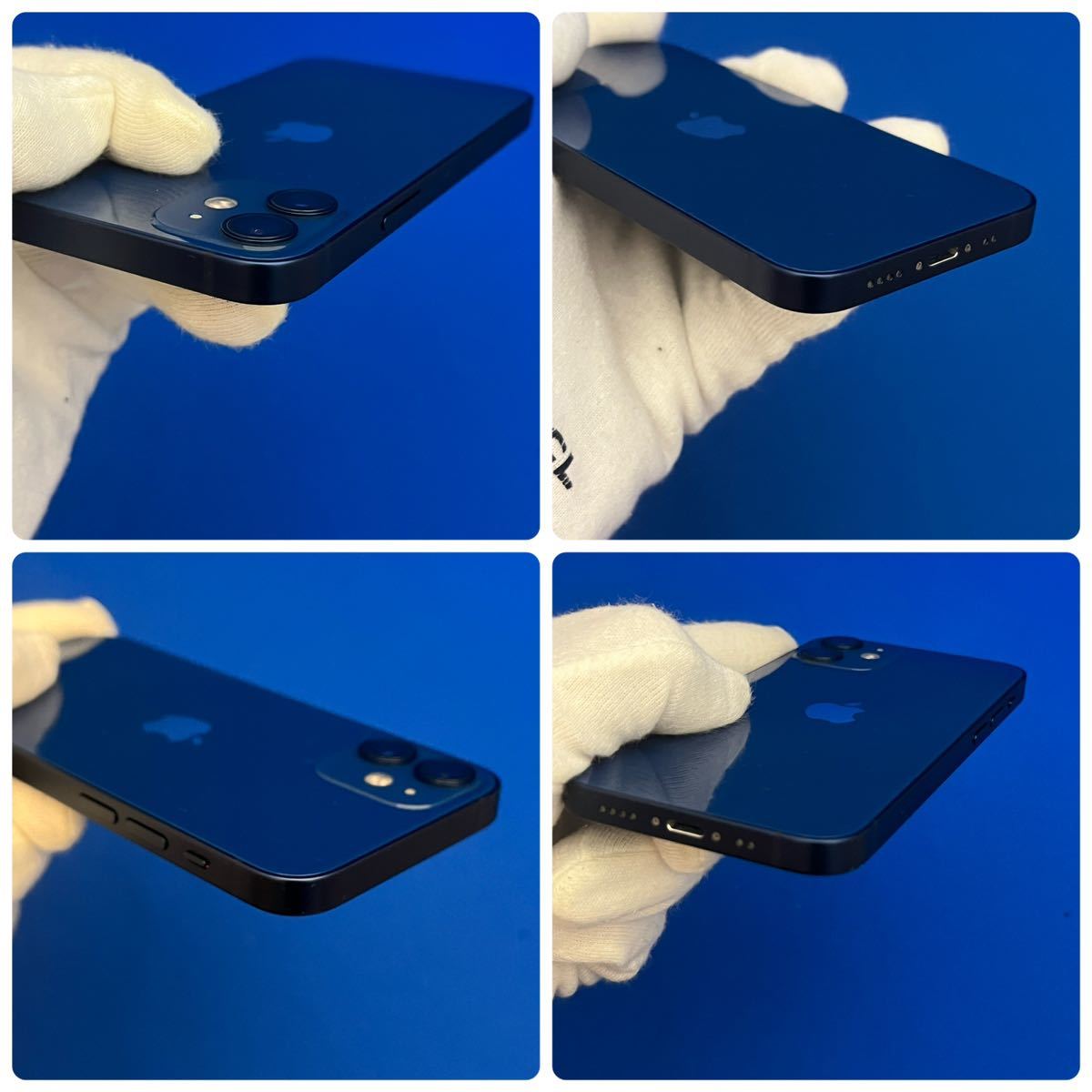 美品 iPhone12 mini 64gb ブルー SIMロック解除済SIMフリー (iPhone