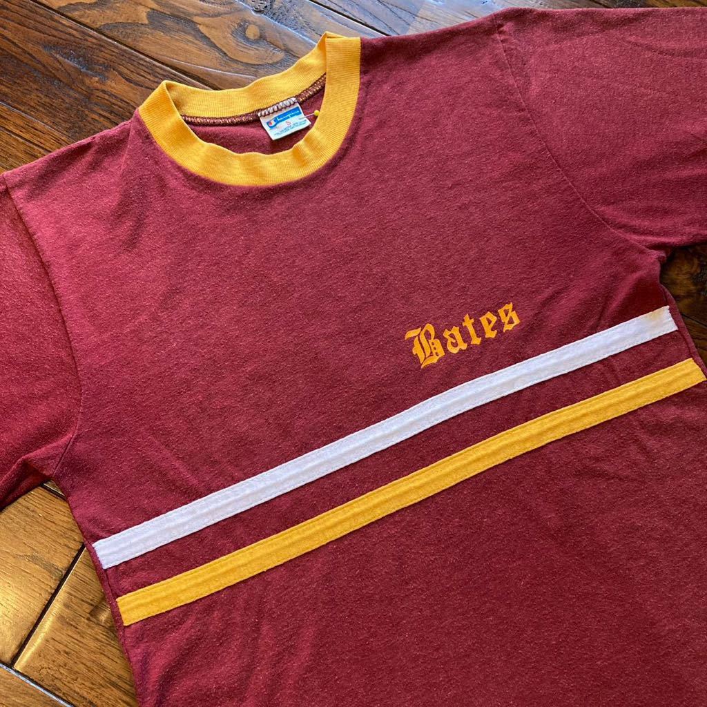 70s USA製 後期バータグ Champion チャンピオン 半袖Tシャツ 70s USA製 後期バータグ Champion チャンピオン 半袖Tシャツ