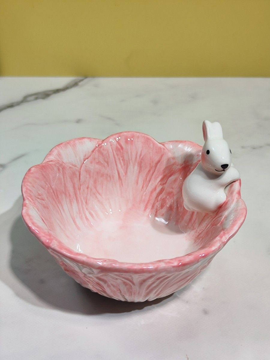 うさぎさん usagi 兎 皿 食器 茶碗 陶器 浮彫 動物 立体 うさぎさん usagi 兎 皿 食器 茶碗 陶器 浮彫 動物 立体