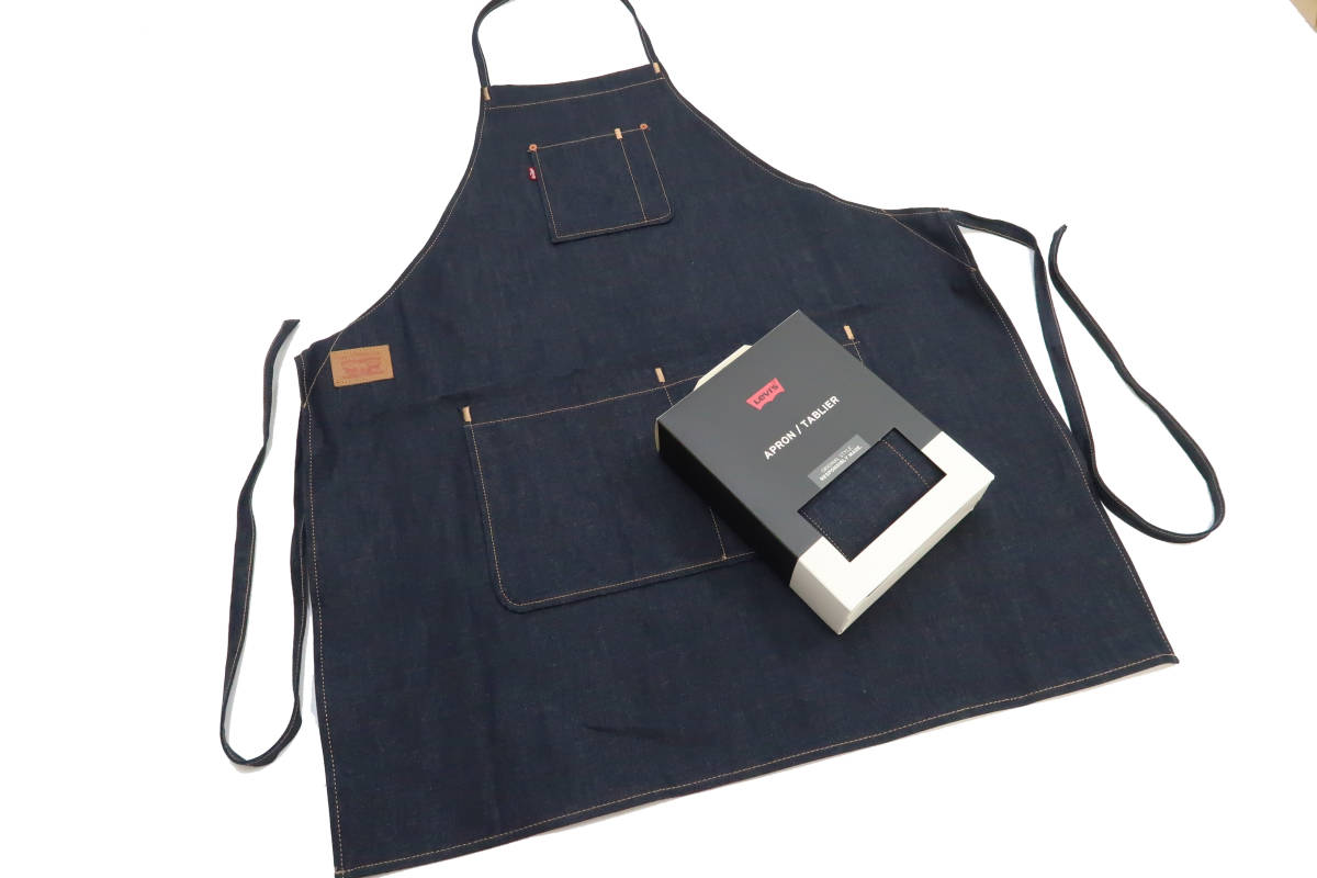 【即納!最大半額!】 & Strauss Levi 新品 77162-0018 前掛け ロング丈 リジットデニム タブリエ Levis エプロン Denim デニム リーバイス Co 箱入り 濃紺 エプロン 【即納!最大半額!】 & Strauss Levi 新品 77162-0018 前掛け ロング丈 リジットデニム タブリエ Levis エプロン Denim デニム リーバイス Co 箱入り 濃紺 エプロン