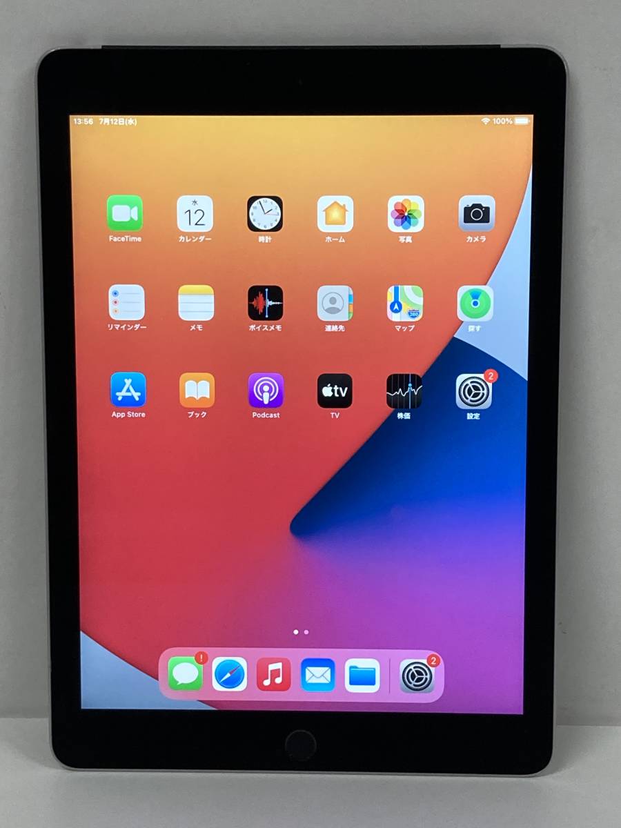 ジャンク品」Apple iPad Air2 WiFi + Cellularモデル (64GB スペース