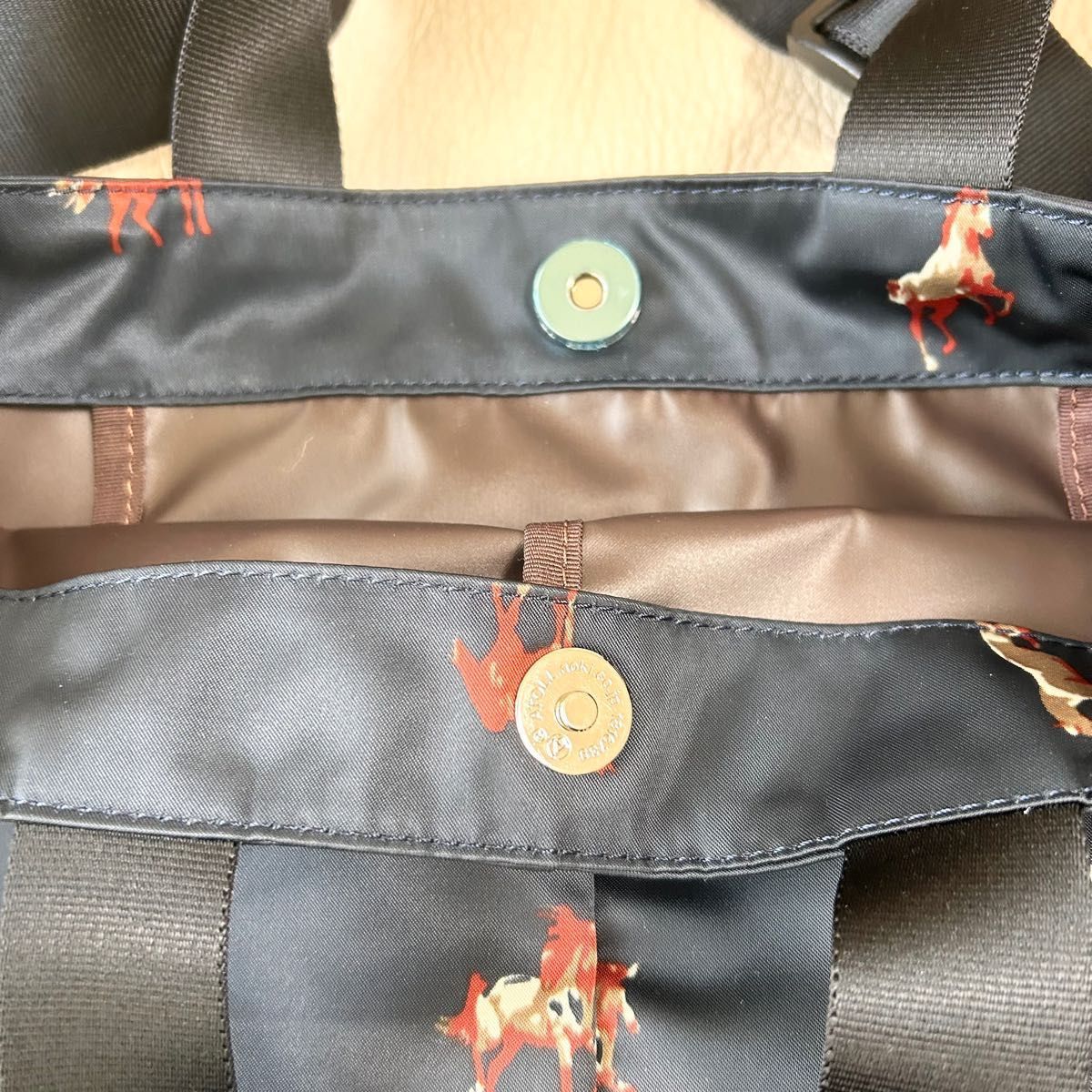 ラシット ZOZOTOWN限定 2WAY トートバッグ 馬柄 ショルダー ラシット ZOZOTOWN限定 2WAY トートバッグ 馬柄 ショルダー