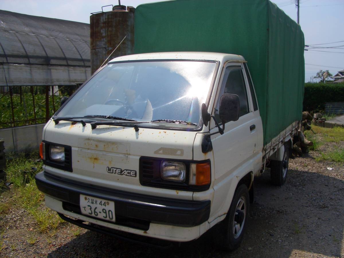  diesel car 4WD Toyota TOYOTA Lite Ace truck 5F Fukuoka departure condition good . canopy attaching delete document attaching .