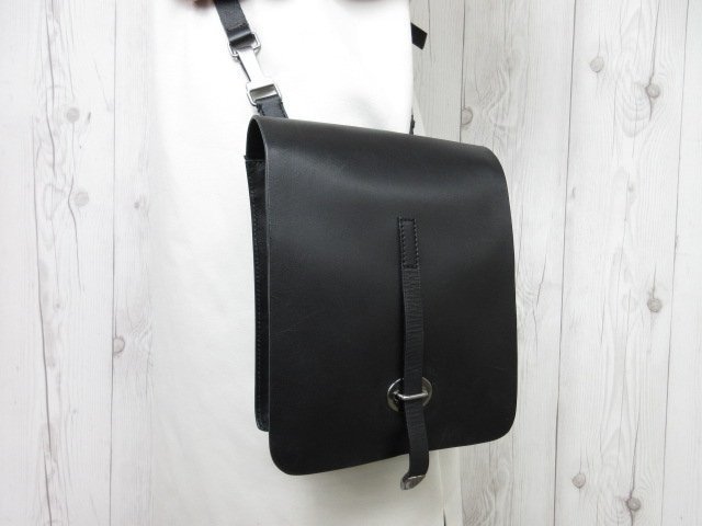 極美品 PRADA プラダ ショルダーバッグ バッグ VA0045 レザー 黒