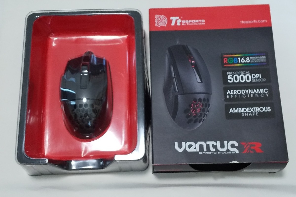 宅送] eSPORTS TT Thermaltake VENTUS MO-VER-WDOOBK-01 MS287