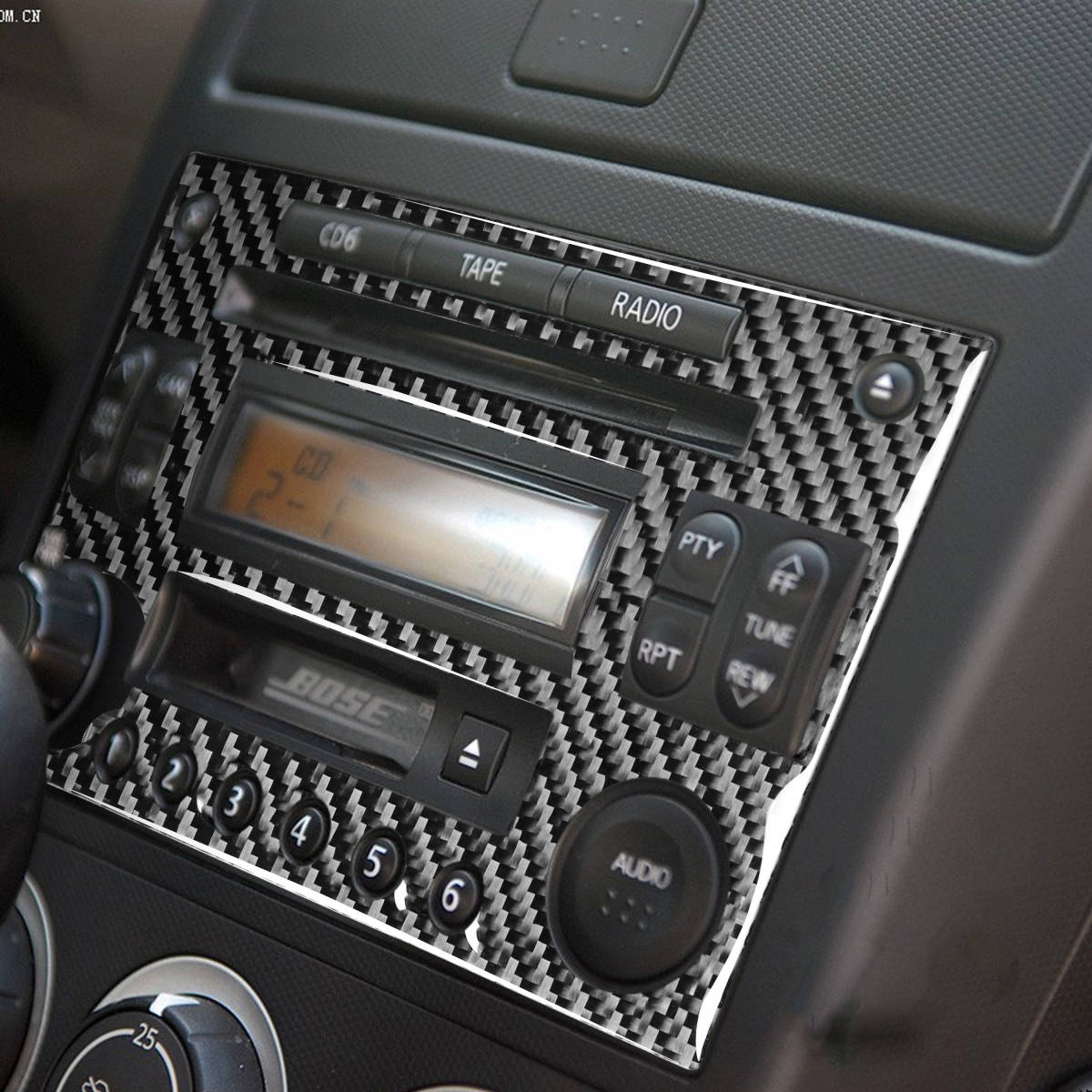 日産 フェアレディZ 350Z Z33 2003年式~2009年式 カーボン製 CDパネル　CDプレイヤーパネル　1枚　 送料無料_画像2