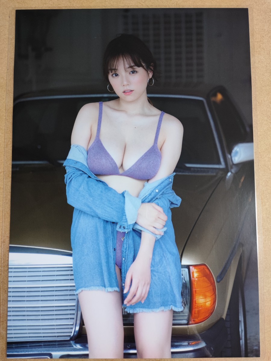 篠崎愛 ラミネート加工 切り抜き 写真集 8ページ ym06 グラビア アイドル 雑誌 本 ai shinosaki_画像7